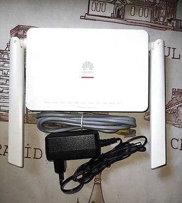 Huawei OptiXstar GPON Wi‑Fi router Xüsusiyyətlər: - GPON/FTTH üçün