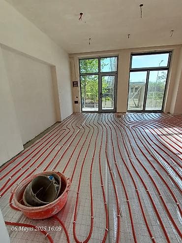 Сантехнические работы: Xidmət: Su əsaslı isti döşəmə sistemlərinin quraşdırılması Təsvir: - — 8