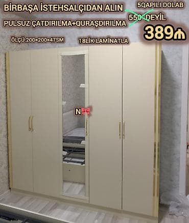 samovar satilir: Satılır: *birbaşa istehsalçıdan 5 qapılı dolab* Qeyd:Yenidir, başqa — 1