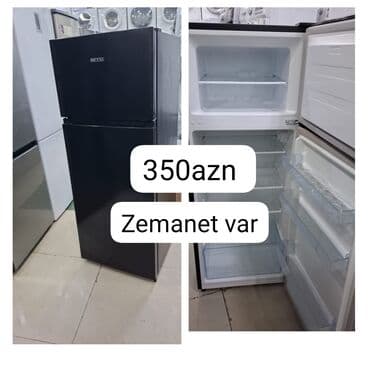 soyuducu rezinleri: 2 qapılı Riffel Soyuducu Satılır, rəng - Qara, Kredit var — 1