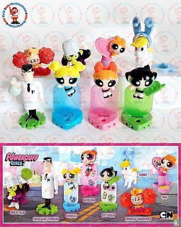 oyuncaqlar: The Powerpuff Girls – kolleksiya fiqurları dəsti - Mövzu: Cartoon — 1