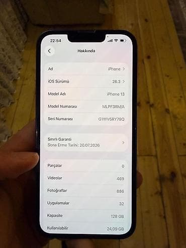 Foto və videokameralar: IPhone 13, 128 GB, Göy — 4