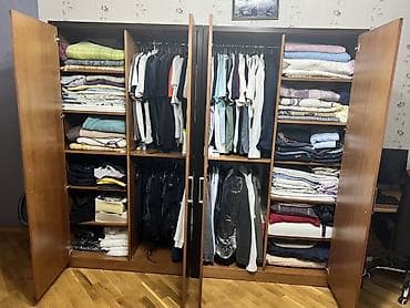 3 eded xoncali taxda qapi lazimdir: 4 qapılı, Qəhvəyi, Taxta, Açılan, Düz dolab — 4