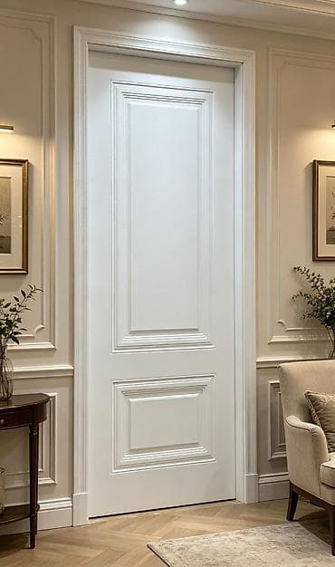 seyif qapi: Model: Oba 2 ağ Ölçü 206×90 Mdf 8mm Qiymətə daxildir: Qapı, Naliçnik — 1
