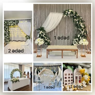 Nişan, toylar və ad günü üçün komple dekor paketi 2 yumru dekor