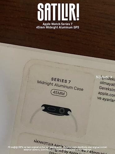 adapter apple: İşlənmiş, Smart saat, Apple, Аnti-lost — 5