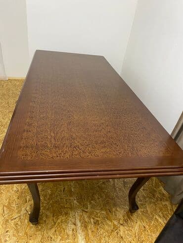 обеденный стол купить: Гостиный стол, Б/у, Нераскладной, Дерево, Прямоугольный стол — 5