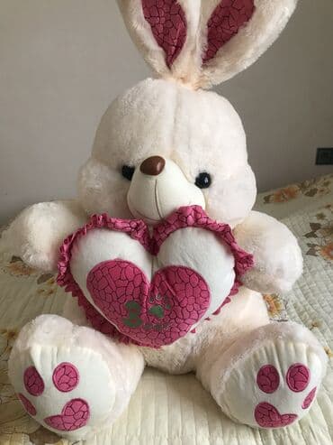 dovşan oyuncaq: Oyuncaq dovşan 15manat hec işlənməyib yenidi — 3