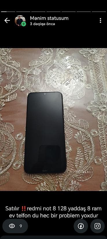 a50 ekranı: Redmi Note 8, 128 GB, rəng - Qara, İki sim kartlı — 2