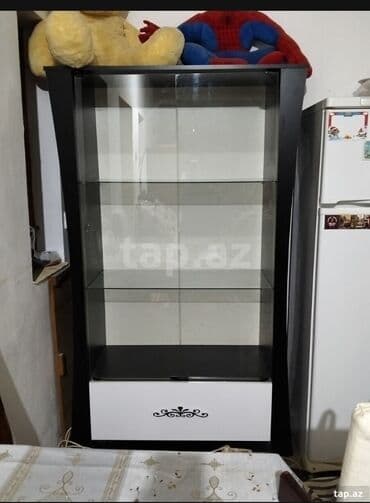 Şüşəli dolab vitrini, İşlənmiş