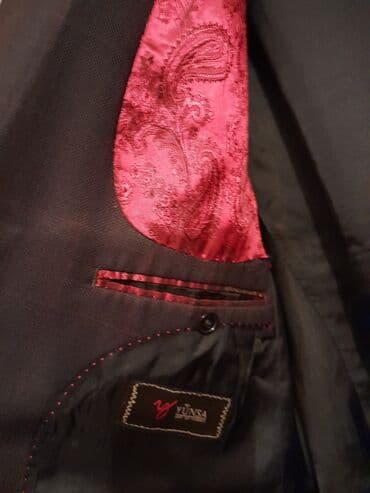 kisi pencekleri: Kişi kostyumu – Yünsa parça - Klassik tərzdə iki düyməli pencək və — 2