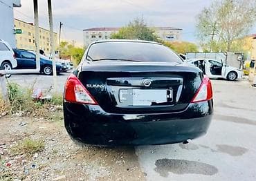 en ucuz motor: Nissan Sunny sedan - Kuzov: sedan, qara rəng - Mühərrik: benzin - — 3
