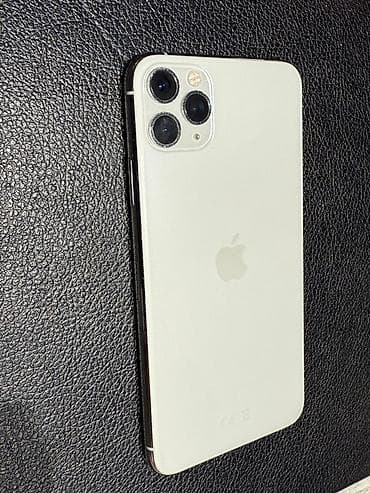 ipone 11 pro max: IPhone 11 Pro Max, 64 GB, Gümüşü, Simsiz şarj, Face ID — 1