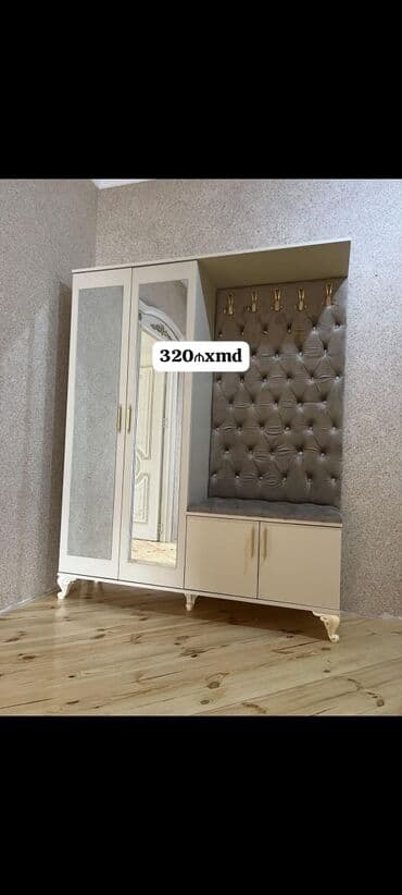 Rəflər: Açılan, 2 qapılı Düz dolab, Dəhliz dolabı — 1