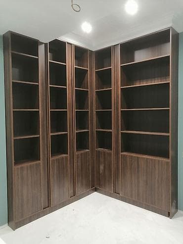 Mətbəx mebeli: Müasir dizaynlı alt dolablar, üst dolablar və aralıq panel ilə tam — 8