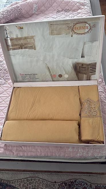 annaberry ev tekstil: Böyüklər üçün İki nəfərlik Satin Pastel dəsti — 1