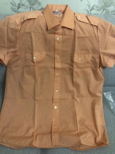 cool geyimleri: Yeni, Rumıniya istehsalı, 42 razmer,qısa qol köynək. Narıncı — 1