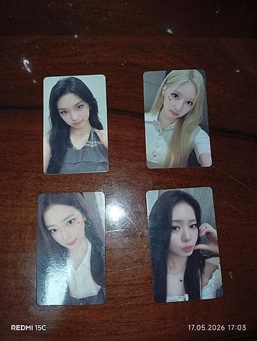 array informatika test toplusu pdf: K-pop foto kartları dəsti - 4 ədəd kolleksiya fotokart – ön tərəfdə — 1
