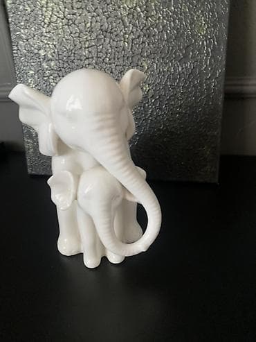 kasli fiqur: Fiqur, Keramika, rəng - Ağ — 3