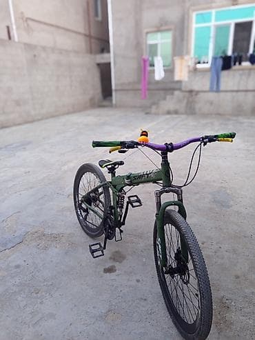 mini velosiped: Şəhər/dağ tipli velosiped – SAFIY markası - Rəng: zeytun-yaşıl — 4