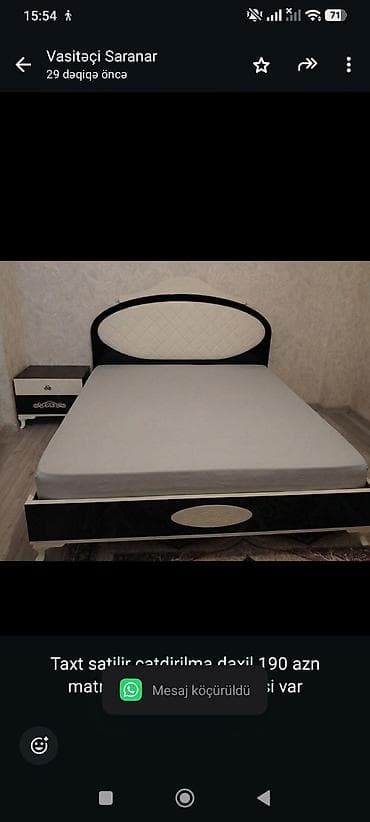 Taxt satilir catdirilma daxil 190 azn matrasi var 1 eded tunbasi var lalafo.az -da Taxt satilir catdirilma daxil 190 azn matrasi var 1 eded tunbasi var