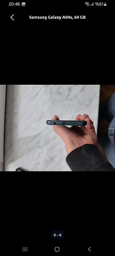 micro sd: Samsung Galaxy A04s, 64 GB, rəng - Yaşıl — 1