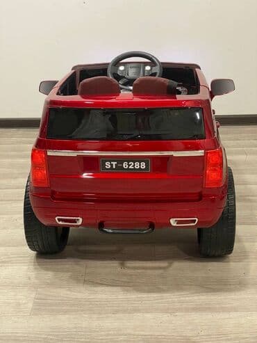 7 yaş: Uşaq elektrik cipi "Nissan" M 4837EBLR (4WD tam ötürücülü). İki — 6