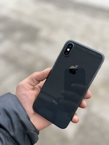 telefon kabroları: IPhone X, 64 GB, Space Gray, Face ID — 1