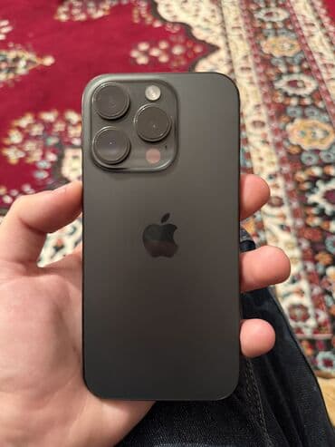 iphone 15 pro replika: IPhone 15 Pro, 256 GB, Qara, Simsiz şarj, Face ID — 9