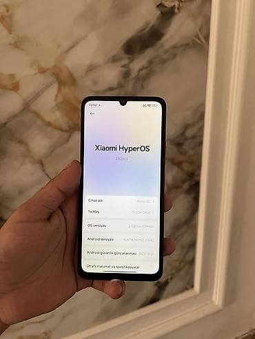 telefonlar yeni: Redmi 13C, 128 GB, rəng - Qara, Barmaq izi, Face ID — 5