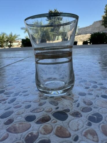 gulab qabi: Armudu stəkanlar, Şüşə, 1 əd — 2