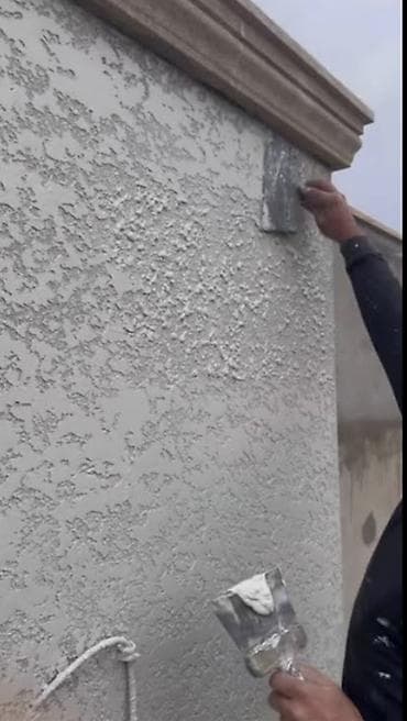 Fasad üçün dekorativ suvaq və tekstur boyama xidməti - Fasad