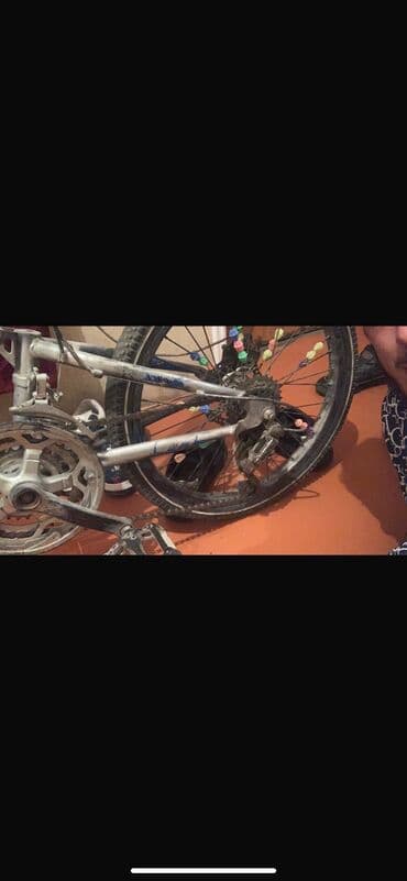 ikinci əl velosipedlər: İşlənmiş İki təkərli Uşaq velosipedi Rambo, 24", sürətlərin sayı: 9, Pulsuz çatdırılma, Ünvandan götürmə — 1