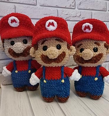 oyuncag: Hər zaman yanında olan Mario 🍄🧸 Hipoallergenik. Təhlükəsiz — 1