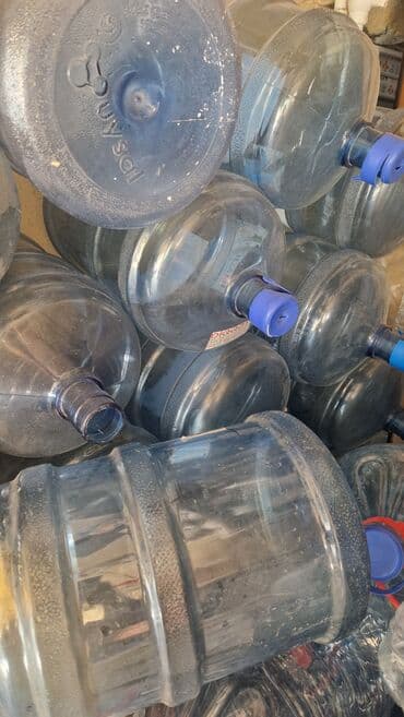 19 litrelik su qabları: Boçka, Plastik, İşlənmiş, Ödənişli çatdırılma — 2