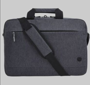 Klaviaturalar: HP markalı noutbuk çantası - Rəng: tünd boz (melanj toxumalı parça) - — 1