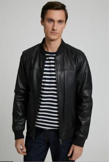 Gencede satilir Quzu derisinen natural koja kurtka Moskvadan Снежная