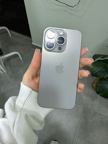 iphone 15 pro max: IPhone 15 Pro, 128 GB, Gümüşü, Face ID — 1