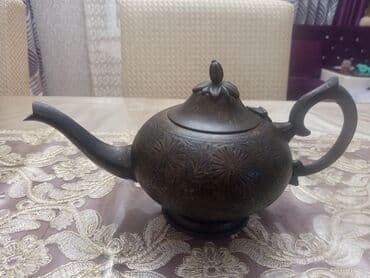 Музыкальные инструменты: Teqriben 19 esre aid Antik dekor kolleksiyası - Metal çaynik: Qabıq — 4