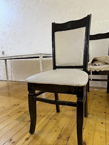 tahta: Qonaq otağı üçün, Qatlanmayan, Stul — 2