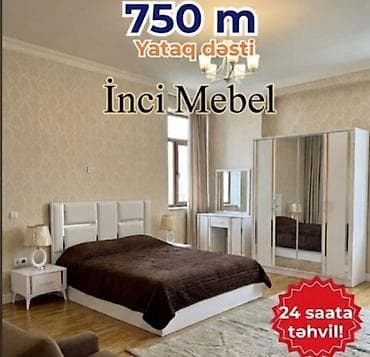 İkinəfərlik çarpayı, Dolab, Termo, 2 tumba, Azərbaycan, Yeni