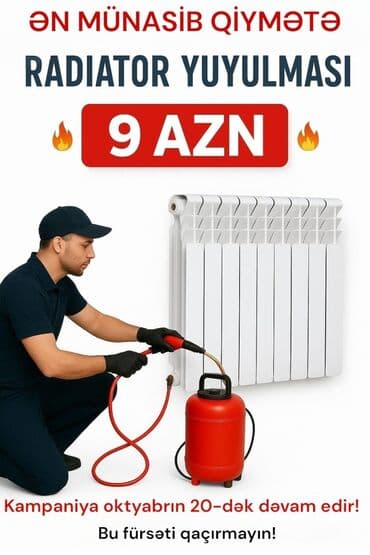 расслабляющий массаж для мужчин: Xidmət: Radiator və kombi yuyulması, kanalizasiya (boru) açma Təsvir — 1