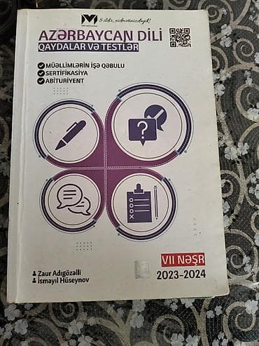 Məhsul: “Azərbaycan Dili – Qaydalar və Testlər” (VII nəşr, 2023–2024)