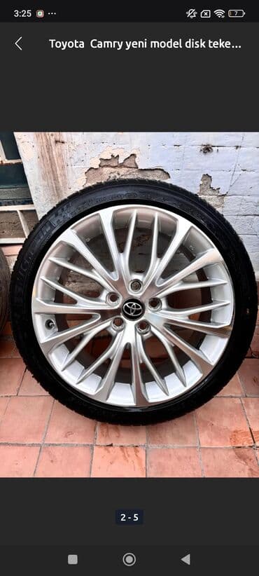 İşlənmiş Disk təkər Toyota 215 / 55 / R 17, 5 Boltlu