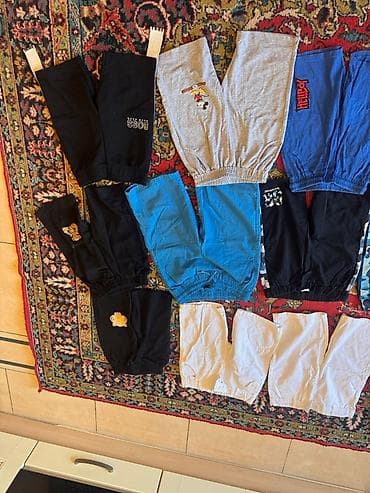 uzun bot: Uşaq/yeniyetmə üçün şort və şalvar dəsti – qarışıq model və naxışlar — 10