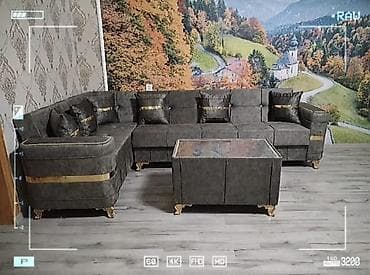 divan sifarişi: Künc divan, Qonaq otağı üçün, Açılan — 2