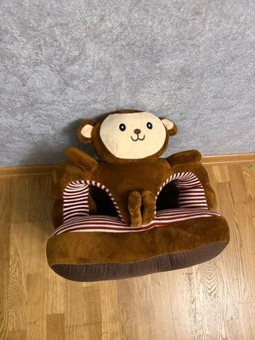 şaxta baba: Məhsul: Uşaq üçün yumşaq oturacaq – meymun fiqurlu - Dizayn: Şirin — 2