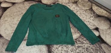 зеленые мужские спортивные костюмы: Kofta geyinilmeyib, razmer standart, qiymet 10 azn, materiali villur — 1