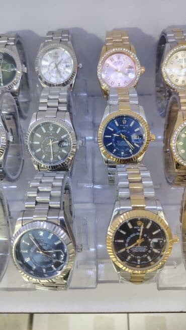 cütlük qolbaq: Yeni, Qol saatı, Rolex, rəng - Mavi — 4