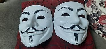 Bayram geyimləri: Keyfiyyətli maskalar – rezinlidir Məhsul təsviri: - Halloween temalı — 3